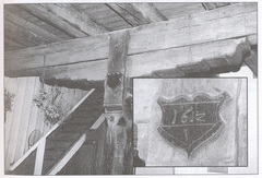 Trámoví ve mlýně v Trstěnicích č.p. 68 s letopočtem 1612